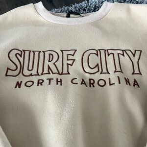 Surf City Cream Sweatshirt